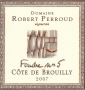 tiquette de Robert Perroud - Foudre N5