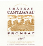 tiquette de Chteau Castagnac - Fronsac 