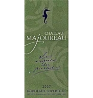 Étiquette du Château Majoureau - Les Vignes du Paradis 