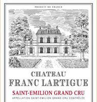 Étiquette du Château Franc Lartigue 