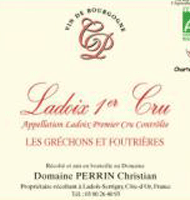 Étiquette du Domaine Perrin Christian - Les Grèchons 