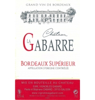 Étiquette du Château la Gabarre - Rouge 
