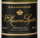 Étiquette du Vve Maurice Lepitre - Grand Brut Rilly