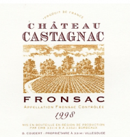 Étiquette du Château Castagnac - Fronsac 