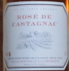 Étiquette du Château Castagnac - Rosé 