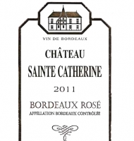 Étiquette du Château Sainte Catherine - Rosé 