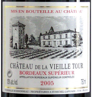 Étiquette du Château de la Vieille Tour - Héritage 