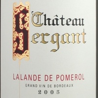 Étiquette du Château Sergant 