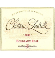 Étiquette du Château Lestrille - Bordeaux rosé 