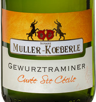 Étiquette du Muller Koeberlé - Cuvée Sainte Cécile