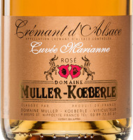 Étiquette du Muller Koeberlé - Cuvée Marianne