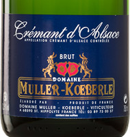 Étiquette du Muller Koeberlé - Brut - Méthode Traditionnelle 