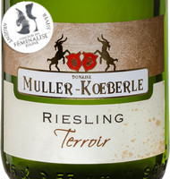 Étiquette du Muller Koeberlé - Riesling - Terroir Granit