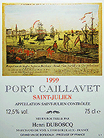 Étiquette du Port Caillavet
