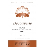 Étiquette du Les Vignerons de Tutiac - Découverte - Rouge
