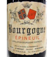 Étiquette du Jean-Claude Michaut - Bourgogne Épineuil - Rouge
