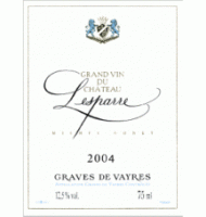 Étiquette du Château Lesparre - Grand Vin 