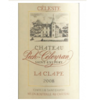 Étiquette du Château Pech-Céleyran - Céleste - Blanc 