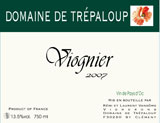 Étiquette du Domaine de Trépaloup - Viognier 