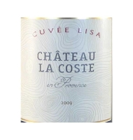 Étiquette du Château la Coste - Cuvée Lisa - Rosé 