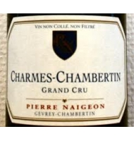 Étiquette du Pierre Naigeon - Charmes Chambertin Grand Cru