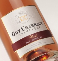 Étiquette du Guy Charbaut - Rosé