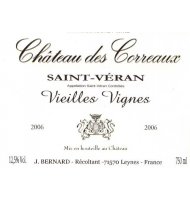 Étiquette du Château des Correaux - Saint-Véran Vieilles Vignes 