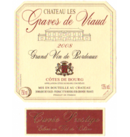 Étiquette du Château les Graves de Viaud - Cuvée Prestige 