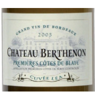 Étiquette du Château Berthenon - Cuvée Léa 