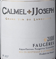 Étiquette du Calmel + JJoseph - Faugères