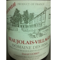 Étiquette du Domaine des Pins - Beaujolais villages 