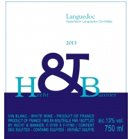 Étiquette du Hecht et Bannier - Languedoc Blanc