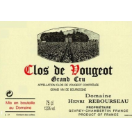 Étiquette du Domaine Henri Rebourseau - Clos de Vougeot 
