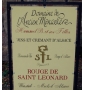 tiquette de Domaine de l' ancien Monastre - Rouge de Saint Lonard 