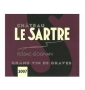 �tiquette de Ch�teau le Sartre - Rouge 