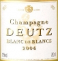 �tiquette de Deutz - Blanc de Blancs Mill�sim�