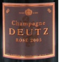 �tiquette de Deutz - Brut Ros� Mill�sim�