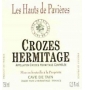 �tiquette de Cave de Tain - Crozes Hermitage - Les Hauts de Pavi�res
