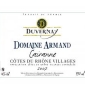 �tiquette de Domaine Armand - Rouge 