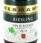 �tiquette de Rebmann  - Riesling