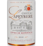 �tiquette de Ch�teau Lapeyrere - Rouge 
