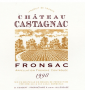 �tiquette de Ch�teau Castagnac - Fronsac 