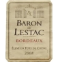 �tiquette de Baron de Lestac - Blanc