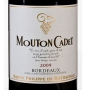 �tiquette de Mouton Cadet - Rouge