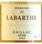 �tiquette de Domaine de Labarthe - Doux 