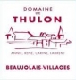 �tiquette de Domaine de Thulon - Beaujolais villages 