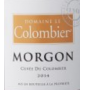 �tiquette de Domaine le Colombier - Morgon 