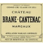 �tiquette de Ch�teau Brane-Cantenac 