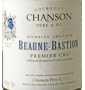 tiquette de Chanson Pre et Fils - Beaune-Bastion - Blanc