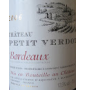 �tiquette de Ch�teau Petit Verdot 